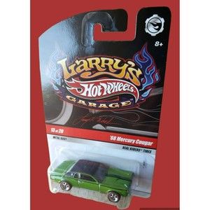 2009 Hot Wheels '68 Mercury Cougar Larry's Garage Series Green 13/20 LWRR 5SP